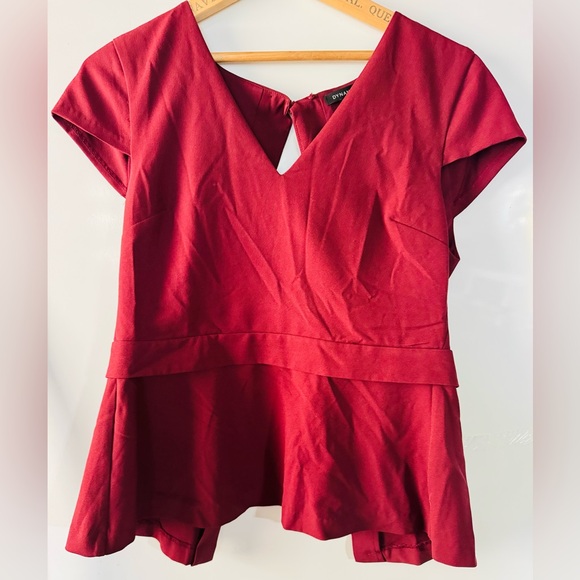 Dynamite Red Blouse - Picture 1 of 2